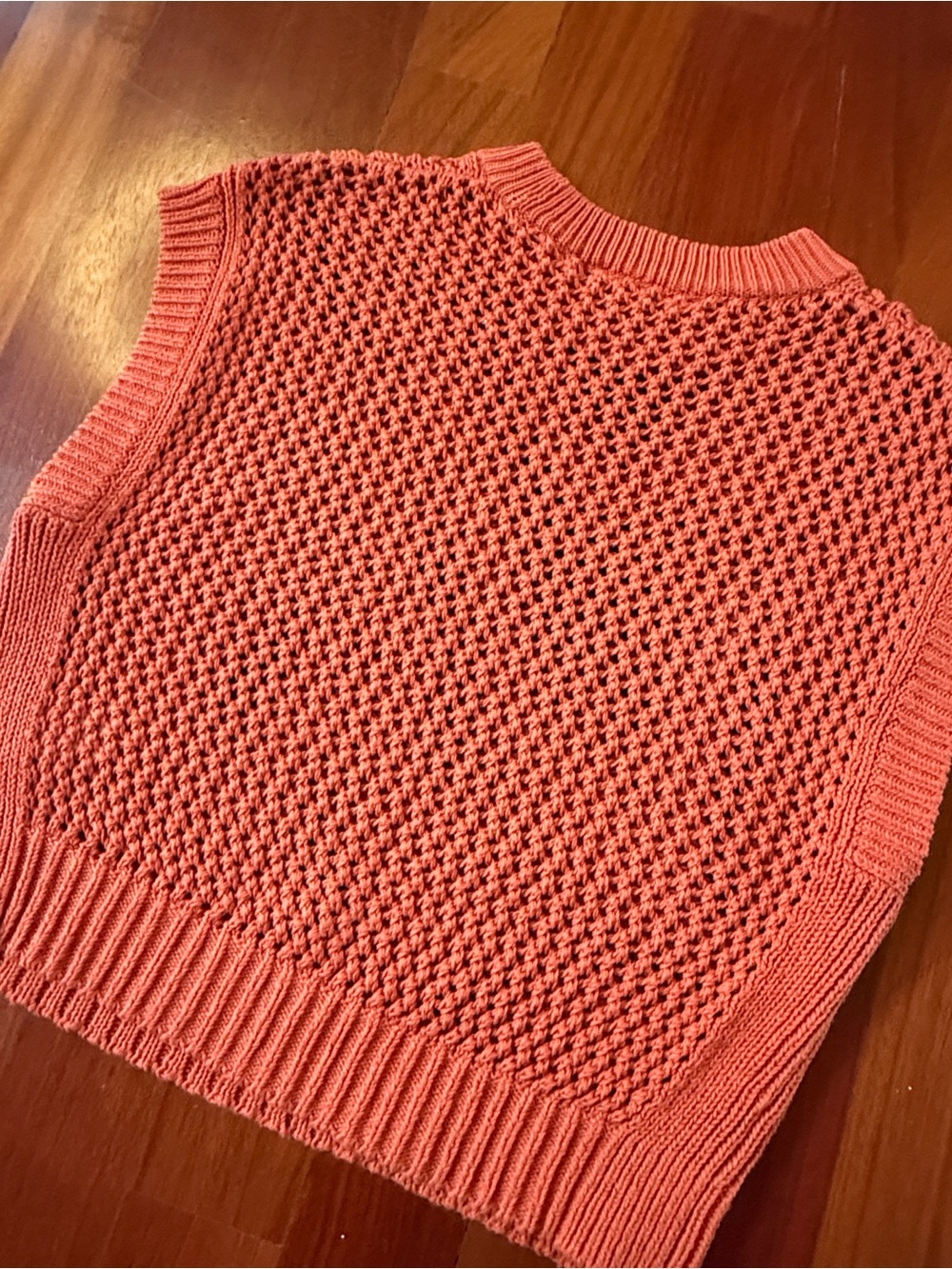 Madewell Knit Sleeveless Crewneck Sweater Vest.